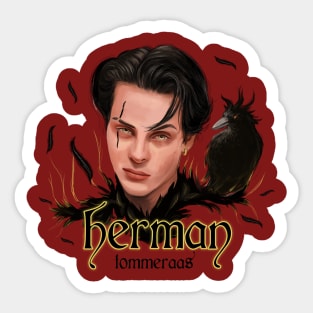 herman tommeraas art Sticker